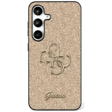 Samsung Galaxy S25+ Guess Fixed Glitter 4G Metal Logo Maska - Zlatna