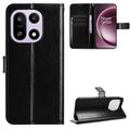 OnePlus 15 Wallet Case with Stand - Black