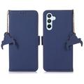 Samsung Galaxy S26/S26 Pro Wallet Leather Case with RFID - Sapphire