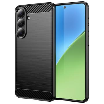 Samsung Galaxy S26+ Brushed TPU Case - Carbon Fiber