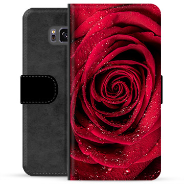 Samsung Galaxy S8 Premijum Futrola-Novčanik - Ruža