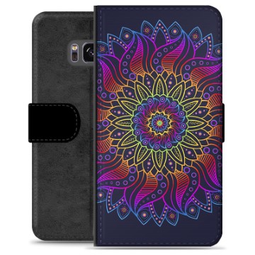 Samsung Galaxy S8+ Premijum Futrola-Novčanik - Šarena Mandala