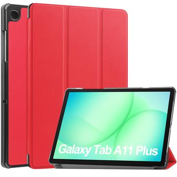 Samsung Galaxy Tab A11+ Tri-Fold Series Smart Folio Case - Red