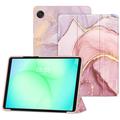 Samsung Galaxy Tab A9+/A11+ Tech-Protect SmartCase Tri-Fold Folio Case - Marble