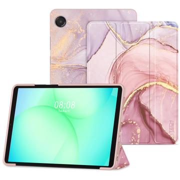 Samsung Galaxy Tab A9+/A11+ Tech-Protect SmartCase Tri-Fold Folio Case - Marble