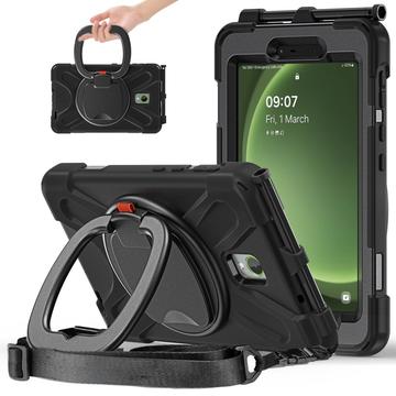 Samsung Galaxy Tab Active5 Heavy Duty 360 Maska sa Čvrstom Trakom - Crna