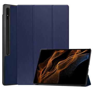 Samsung Galaxy Tab S10 Ultra Tri-Fold Serija Smart Zaštitna Futrola - Plava