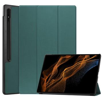 Samsung Galaxy Tab S10 Ultra Tri-Fold Serija Smart Zaštitna Futrola - Zelena