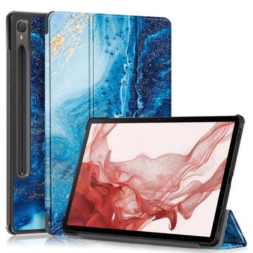 Samsung Galaxy Tab S9 Tri-Fold Serija Smart Zaštitna Futrola - Morski Talas