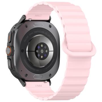 Samsung Galaxy Watch Ultra 2024/2025 Magnetic Silicone Sports Strap - 47mm - Pink