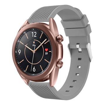 Samsung Galaxy Watch3 Silikonski Kaiš - 41mm - Sivi