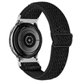 Samsung Galaxy Watch4/Watch4 Classic/Watch5/Watch6 Pleteni Kaiš - Crni