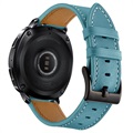 Samsung Galaxy Watch4/Watch4 Classic/Watch5/Watch6 Kaiš od Prave Kože - 20mm - Plavi