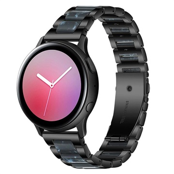 Samsung Galaxy Watch4/Watch4 Classic/Watch5/Watch6 Kaiš od Nerđajućeg Čelika - Tamno Plavi / Crni