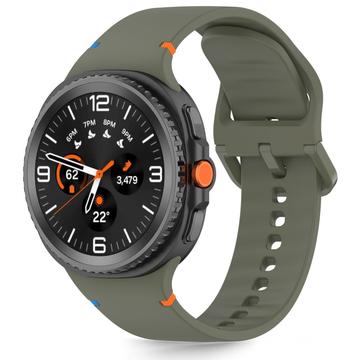 Samsung Galaxy Watch8/Watch8 Classic Tech-Protect Silicone Strap - 40mm/44mm/46mm - Army Green