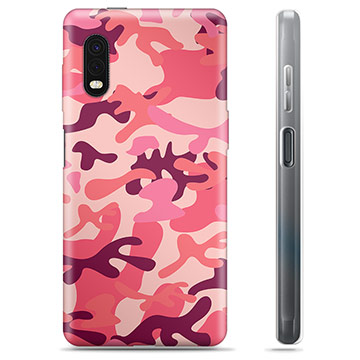 Samsung Galaxy Xcover Pro TPU Maska - Pink Kamuflaža