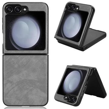 Samsung Galaxy Z Flip6/Z Flip7 FE Presvučena Plastična Maska - Siva