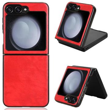 Samsung Galaxy Z Flip6/Z Flip7 FE Presvučena Plastična Maska - Crvena