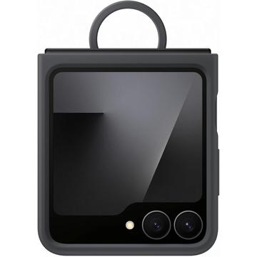 Samsung Galaxy Z Flip7 FE Silikonska Futrola sa Prstenom EF-PF741TBEGWW - Crna