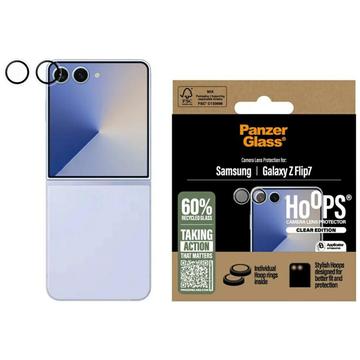 Samsung Galaxy Z Flip7 PanzerGlass Hoops Camera Lens Protector - Transparent