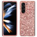 Samsung Galaxy Z Fold6 Glitter Series Hibridna Maska - Zlatno Roze