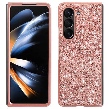 Samsung Galaxy Z Fold6 Glitter Series Hibridna Maska - Zlatno Roze