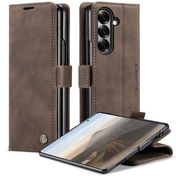 Samsung Galaxy Z Fold7 Caseme 013 Serija Futrola-Novčanik - Boja Kafe