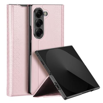 Samsung Galaxy Z Fold7 Dux Ducis Bril Flip Futrola - Roze