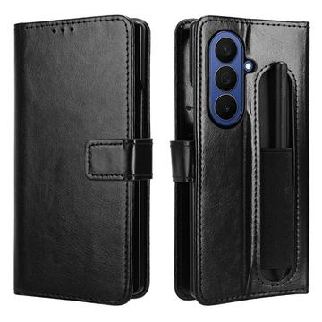 Samsung Galaxy Z Fold7 Wallet Case with Stand - Black
