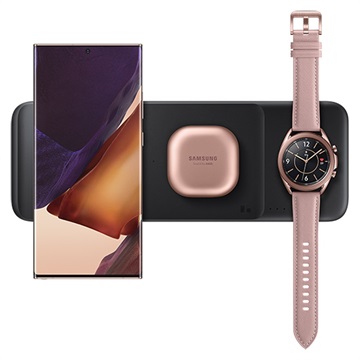 Samsung Trio Bežični Punjač EP-P6300TBEGEU - 9W (Otvoreno pakovanje - Zadovoljavajuće Stanje) - Crni