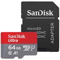 SanDisk SDSQUAR-064G-GN6MA Ultra MikroSDXC UHS-I Kartica - 64GB