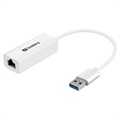 Sandberg USB 3.0 / Gigabit Ethernet Mrežni Adapter - Beli