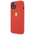 Scurderia Ferrari On Track iPhone 13 Mini Silikonska Maska - Crvena