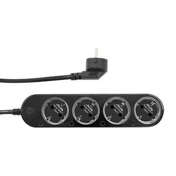 Shelly Power Strip 4 Gen4 Smart Power Strip with Power Metering - Black