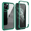 Shine&Protect 360 iPhone 11 Pro Max Hibridna Maska - Zelena / Providna