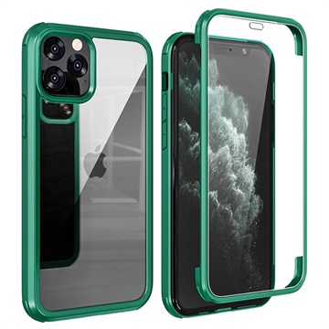 Shine&Protect 360 iPhone 11 Pro Max Hibridna Maska - Zelena / Providna