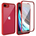 iPhone 7/8/SE (2020)/SE (2022) Shine&Protect 360 Hibridna Maska - Crvena / Providna