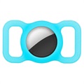 Apple AirTag Silikonska Maska za Ogrlicu za Ljubimce - Plava