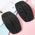 Silicone Shoulder Pads for Bra Straps - Breathable / Black