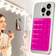 Silicone Suction Cup Adhesive Mount for Phones - 10 Pcs. - Pink