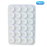 Silicone Suction Cup Adhesive Mount for Phones Anti-Slip Suction Pads Mirror Shower Phone Holder - White