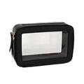 Single Layer Transparent Makeup Bag Waterproof PU Leather Cosmetic Bag