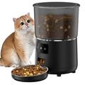 Smart WiFi Automatic Food Dispenser for Dogs and Cats - 4l - Black