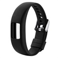 Garmin VivoFit 4 Mek Silikonski Kaiš - Crni