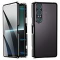 Sony Xperia 1 VII Magnetic Case with Tempered Glass - Black