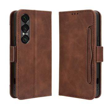 Sony Xperia 1 VII Cardholder Wallet Case - Brown