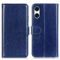 Sony Xperia 10 VI Wallet Case with Magnetic Closure - Dark Blue