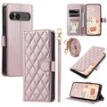 Sony Xperia 10 VII Luxury Quilted Wallet Case - Rose Gold