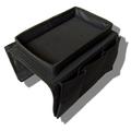 Space-Saving Sofa Armrest Organizer with Multiple Pockets - Black