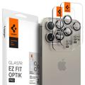 iPhone 16 Pro/16 Pro Max/17 Pro/17 Pro Max Spigen Glas.tR Ez Fit Optik Pro Zaštitno Staklo za Kameru - Natural Titanium